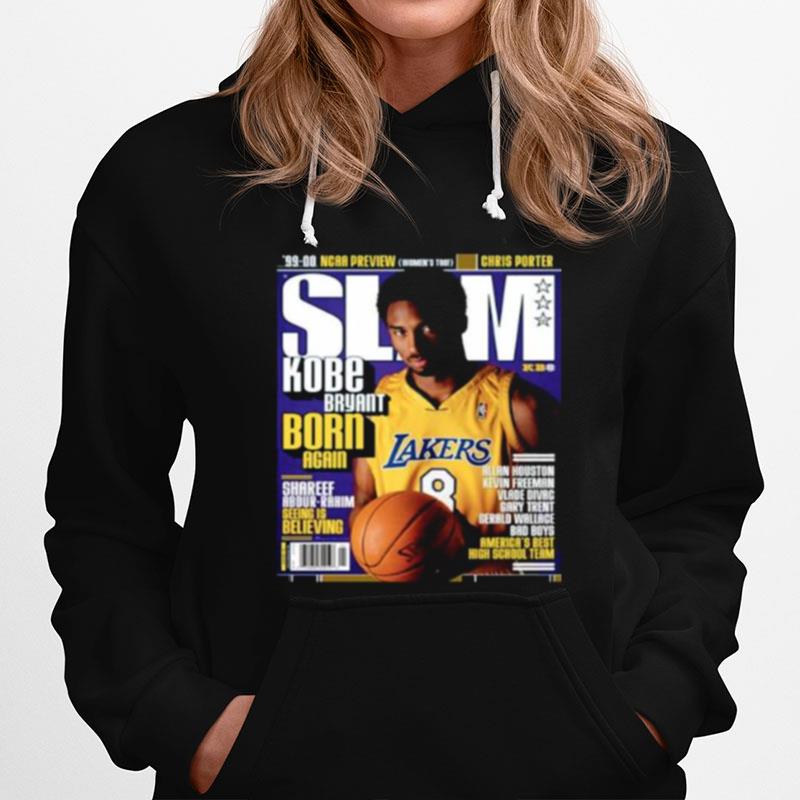 Slam Kobe Bryant Born Again Los Angeles Lakers Hoodie