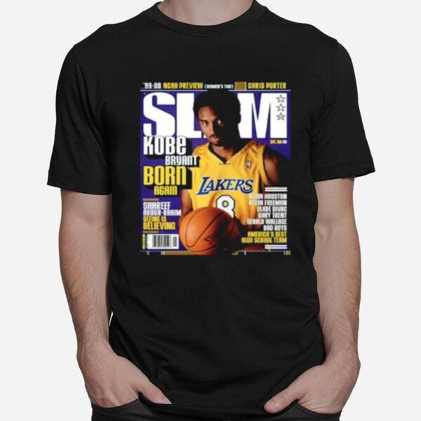 Slam Kobe Bryant Born Again Los Angeles Lakers T-Shirt