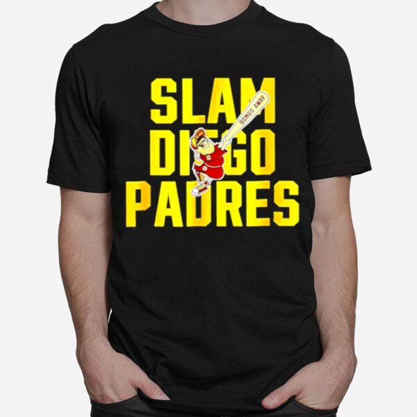 Slam San Diego Padres Bombs Away T-Shirt