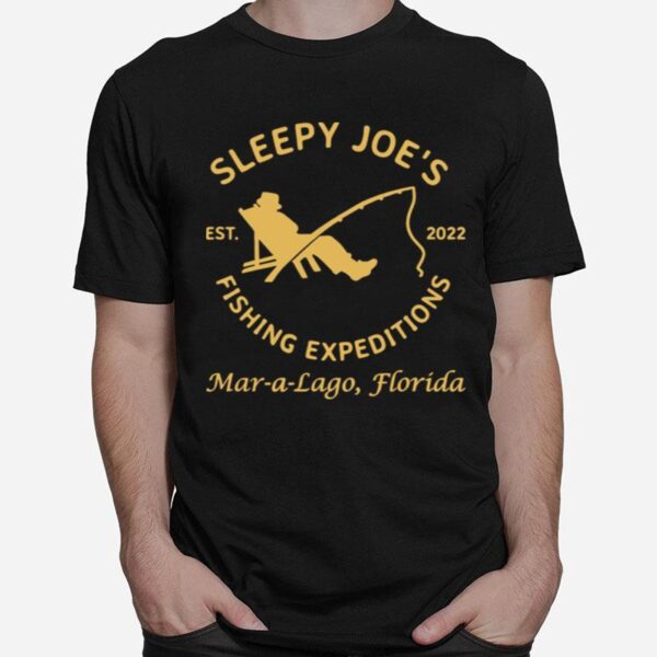 Sleepy Joes Fishing Expeditions Mar A Lago Florida T-Shirt