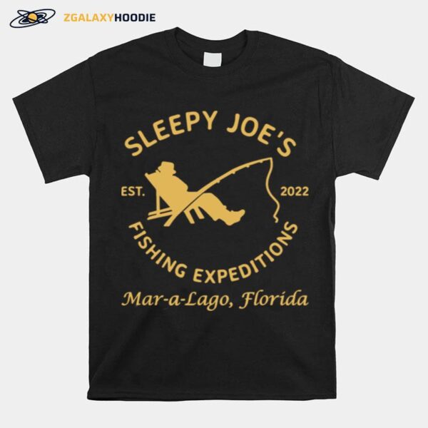 Sleepy Joes Fishing Expeditions Mar A Lago Florida T-Shirt