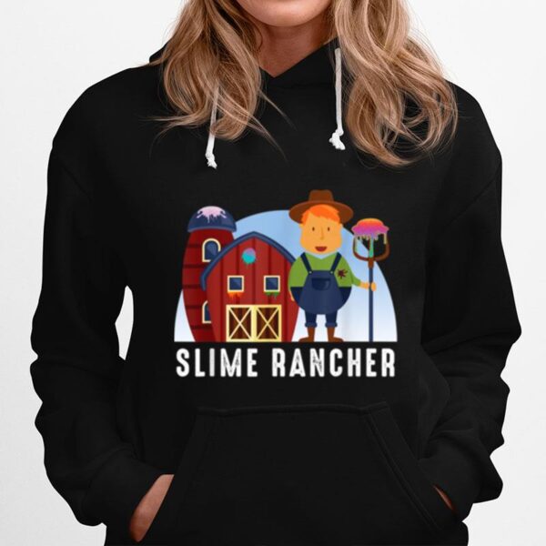 Slime Farmer With Barn And Farm Hoodie