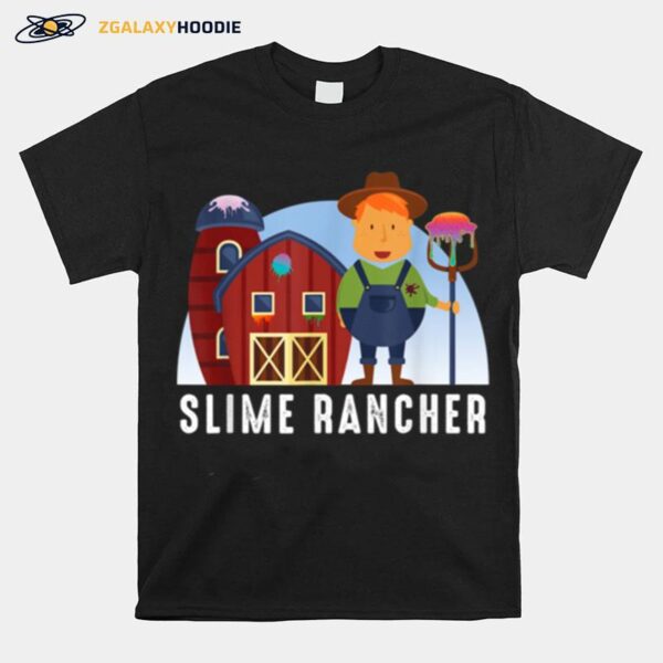 Slime Farmer With Barn And Farm T-Shirt