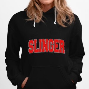 Slinger Wi Wisconsin Varsity Style Usa Vintage Sports Hoodie