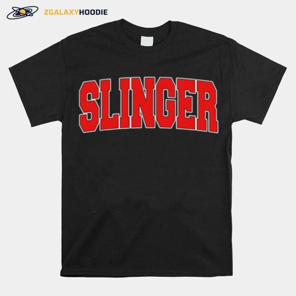Slinger Wi Wisconsin Varsity Style Usa Vintage Sports T-Shirt