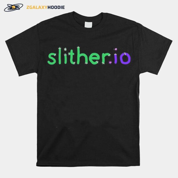 Slither Io Siltherio Snake Game As Letters Eating T-Shirt