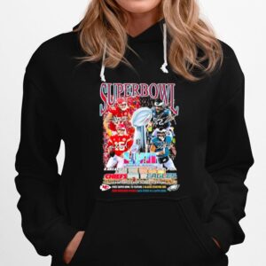 Super Bowl Lvii State Farm Stadium Arizona Chiefs Vs Eagles Matchup Hoodie