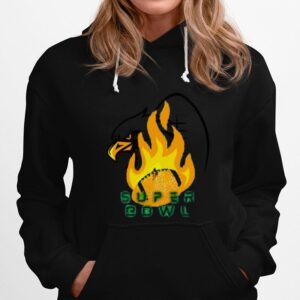 Super Bowl Philadelphia Eagles Fire Football Hoodie