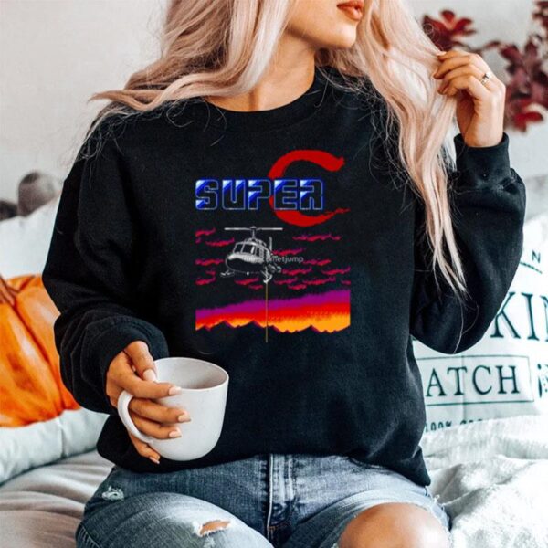 Super Contra Nes 90S Game Sweater
