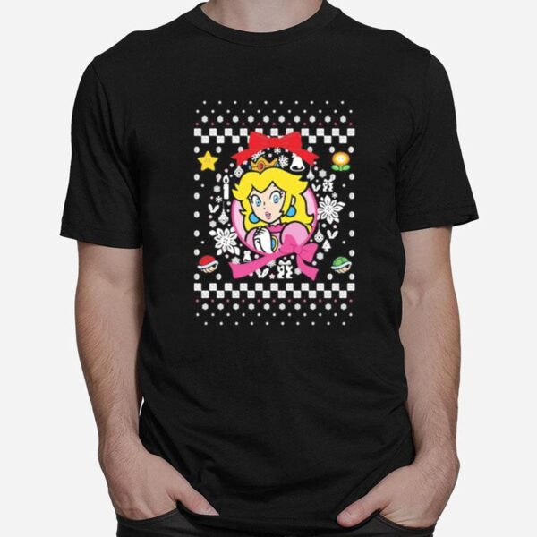 Super Mario Bros Princess Ugly Merry Christmas T-Shirt