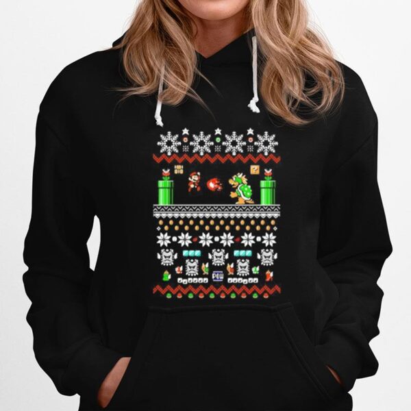 Super Mario Bros Ugly Christmas Hoodie