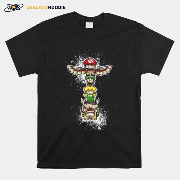 Super Mario Totem Pole T-Shirt