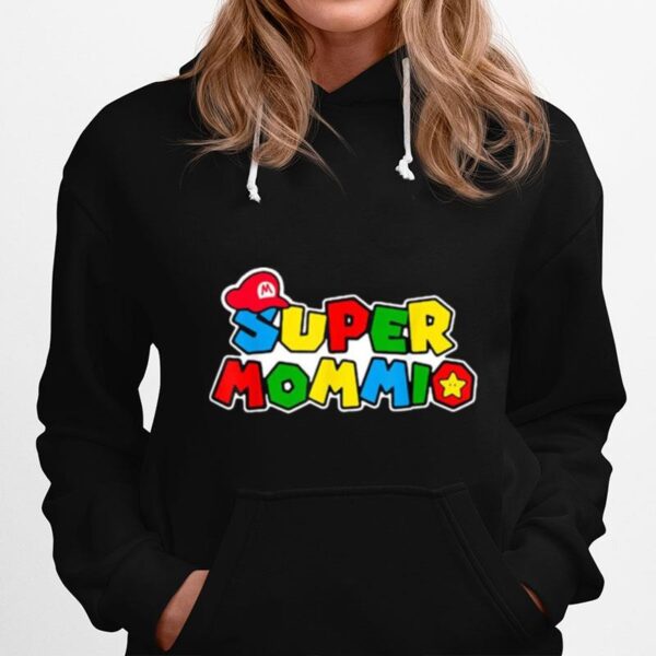 Super Mommio Funny Mommy Mother Nerdy Video Gaming Lover Hoodie