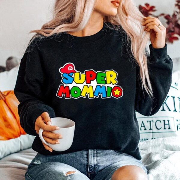 Super Mommio Funny Mommy Mother Nerdy Video Gaming Lover Sweater
