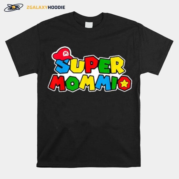Super Mommio Funny Mommy Mother Nerdy Video Gaming Lover T-Shirt