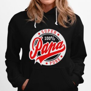 Super Papa 100 Percent Pure Stars Seal Hoodie