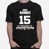 Super Patrick Mahomes 15 Super Bowl Champions Kansas City Chiefs T-Shirt