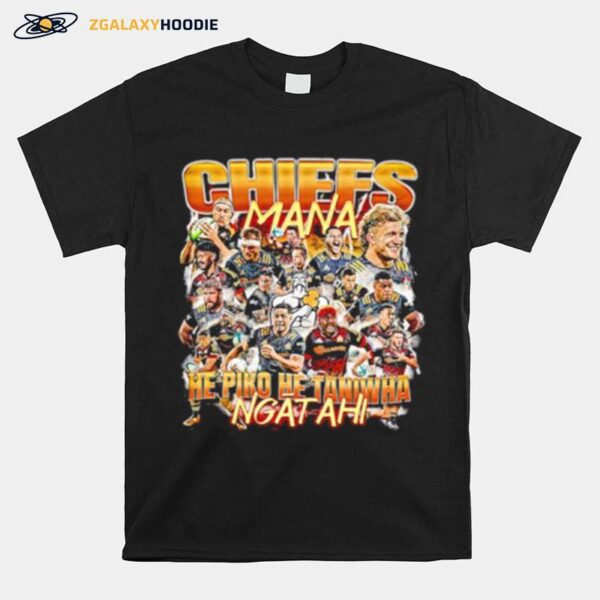 Super Rugby Chiefs Mana He Piko He Taniwha Ngatahi T-Shirt