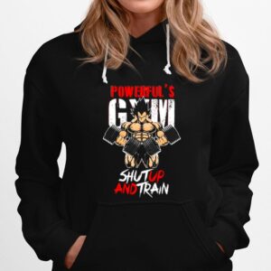 Super Saiyan Prince Majin Vegeta Powerful Gym Shut Up And Train Dragon Ball Hoodie