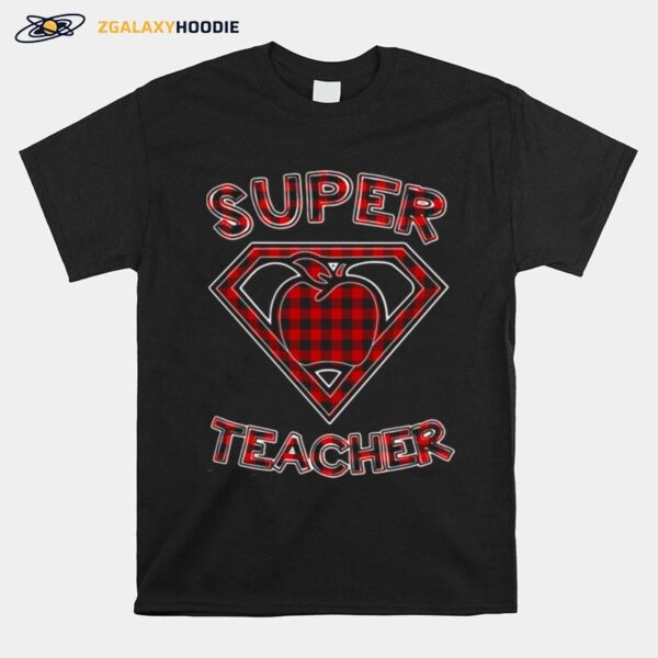 Super Teacher Superhero Apple T-Shirt