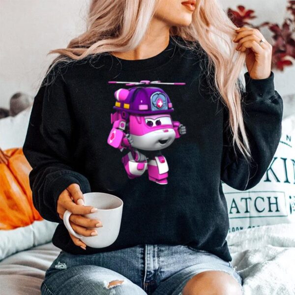 Super Wings Pink Girl Sweater