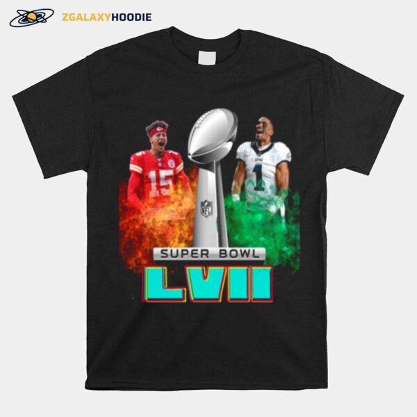 Superbowl Lvii Eagles Chiefs Kansas City T-Shirt