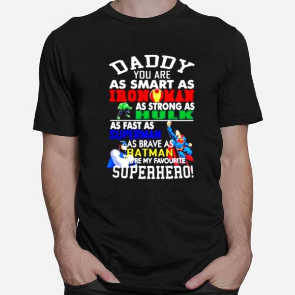 Superhero Dad Marvel Dad T-Shirt