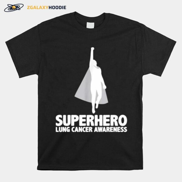 Superhero Lung Cancer Awareness T-Shirt