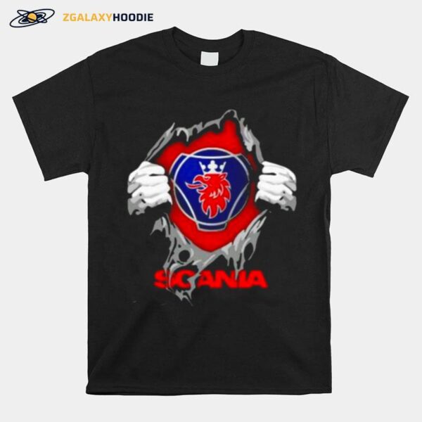 Superhero With Logo Scania T-Shirt