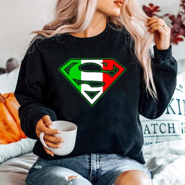 Superman Italian Shield Sweater