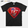 Superman Symbol Team Football Tampa Bay Buccaneers T-Shirt