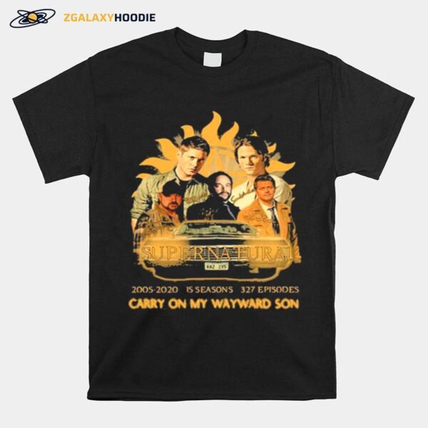 Supernatural 15Th Anniversary Carry On My Wayward Son T-Shirt