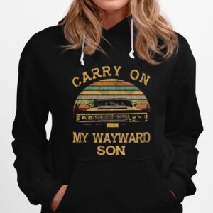 Supernatural Carry On My Wayward Son Vintage Hoodie