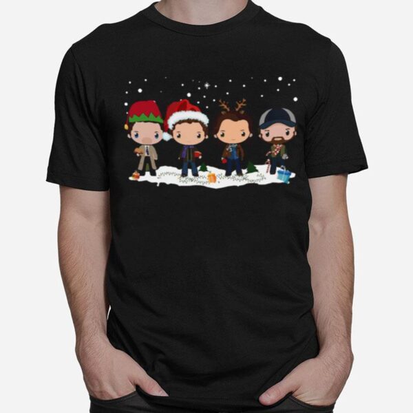 Supernatural Chibi Christmas T-Shirt