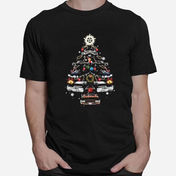 Supernatural Christmas Tree T-Shirt