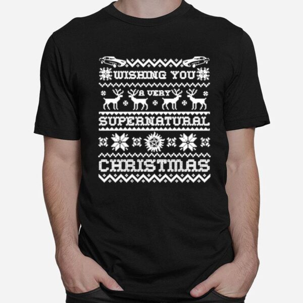 Supernatural Holiday Ugly T-Shirt