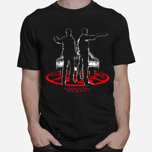 Supernatural John The Hunt Car Films T-Shirt