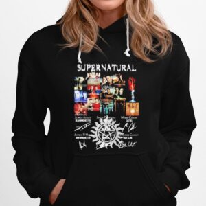 Supernatural Movie Characters Signatures Hoodie