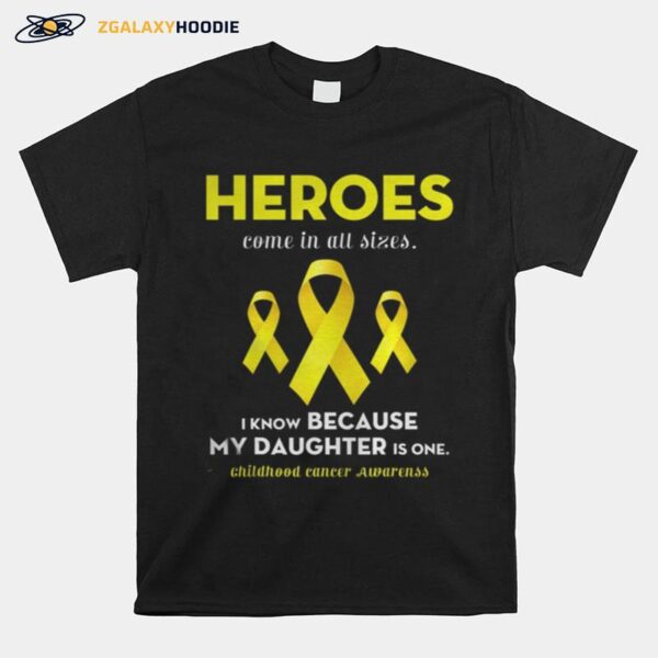 Support Childhood Cancer Awareness For My Daughter T-Shirt