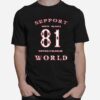 Support Costa Blanca 81 Motorcycle Club World T-Shirt