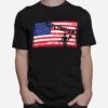 Support Your Local Electrician Usa American Flag Patriotic T-Shirt