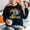 Support Your Local Street Cats Vintage Sweater