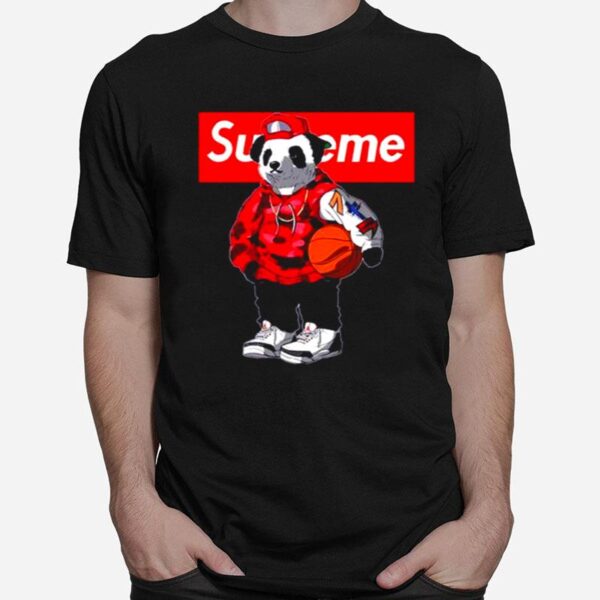 Supreme Panda Basketball T-Shirt