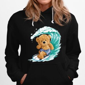 Surfer Teddy Bear Hoodie