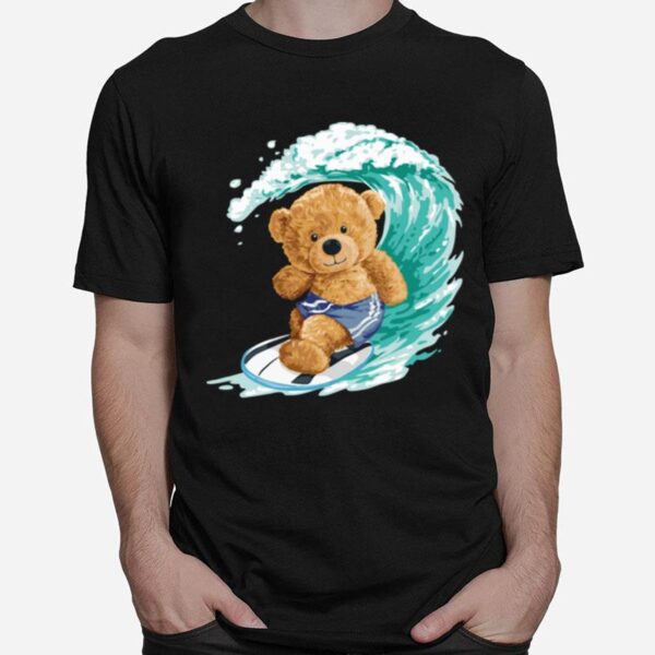 Surfer Teddy Bear T-Shirt