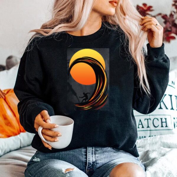 Surfing At Sunrise Sweater