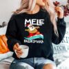 Surfing Santa Mele Kalikimaka Christmas Hawaii Sweater