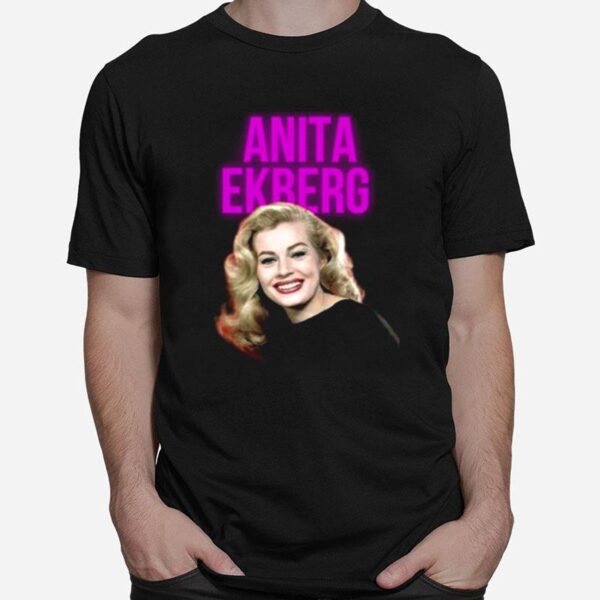 Swedish Actress Anita Ekberg 90S Legend T-Shirt