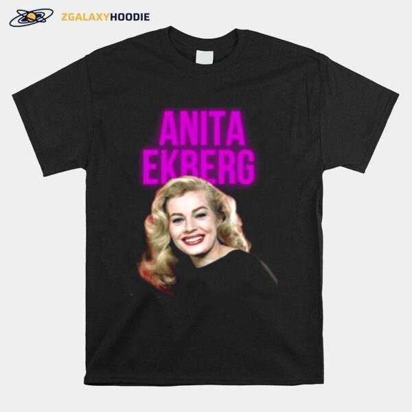 Swedish Actress Anita Ekberg 90S Legend T-Shirt