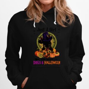 Swedish Vallhund Just A Girl Who Loves Dogs And Halloween Hoodie
